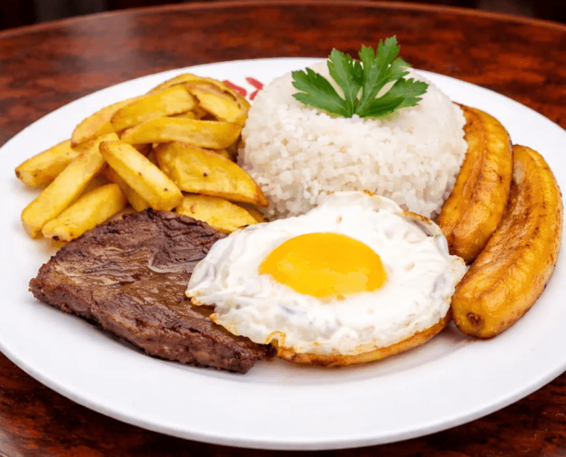 Bistec a lo Pobre